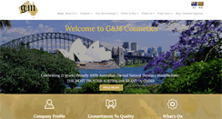 Desktop Screenshot of gandmcosmetics.com.au